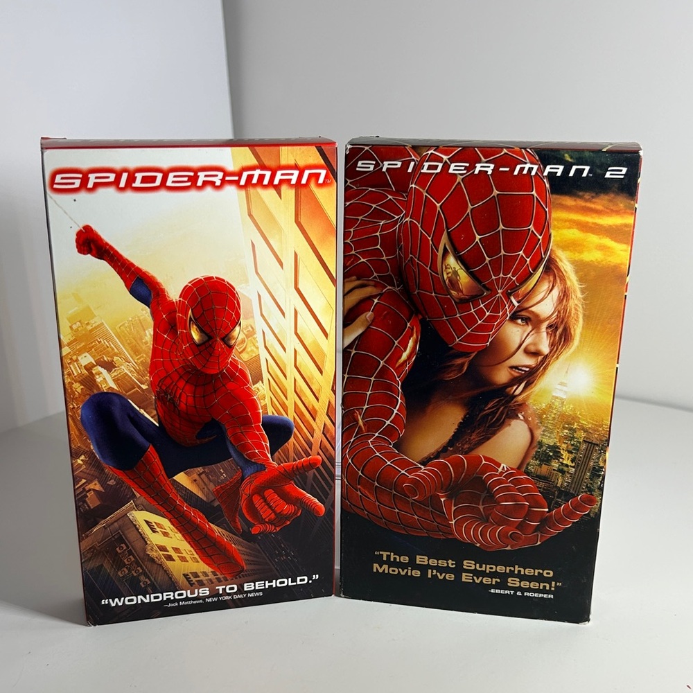 Spiderman & Spiderman 2 VHS Set